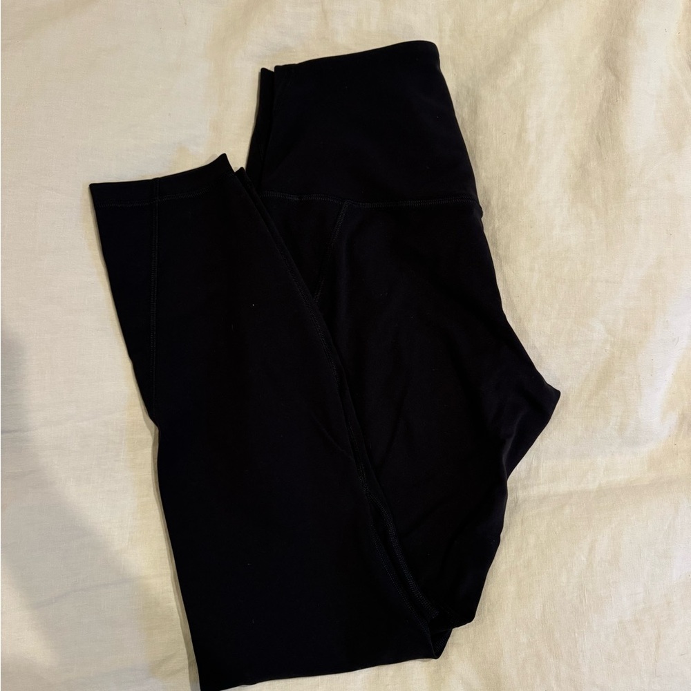Black lululemon align leggings with pockets. Sz 8